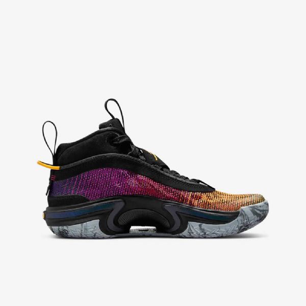 Nike Air Jordan Xxxvi Koripallokengät Lapsille Musta Purppura