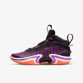 Nike Air Jordan Xxxvi Koripallokengät Lapsille Musta Valkoinen Mango