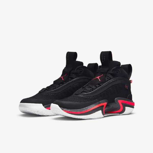 Nike Air Jordan Xxxvi Koripallokengät Lapsille Mustat