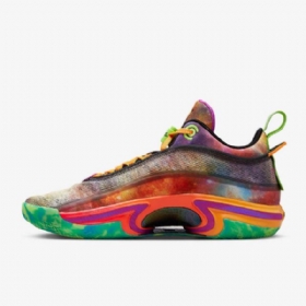 Nike Air Jordan Xxxvi Low Tops Pe Koripallokengät Miehille Musta Vihreä