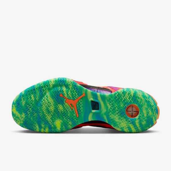 Nike Air Jordan Xxxvi Low Tops Pe Koripallokengät Miehille Musta Vihreä