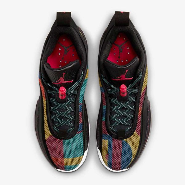 Nike Air Jordan Xxxvi Matalat Koripallokengät Miehille Musta Monivärinen