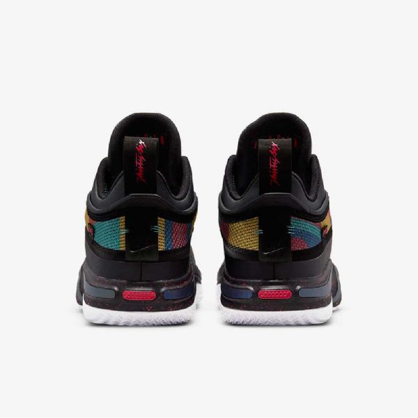 Nike Air Jordan Xxxvi Matalat Koripallokengät Miehille Musta Monivärinen