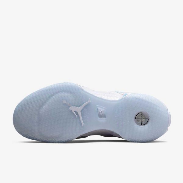 Nike Air Jordan Xxxvi Matalat Koripallokengät Miehille Valkoinen Hopea