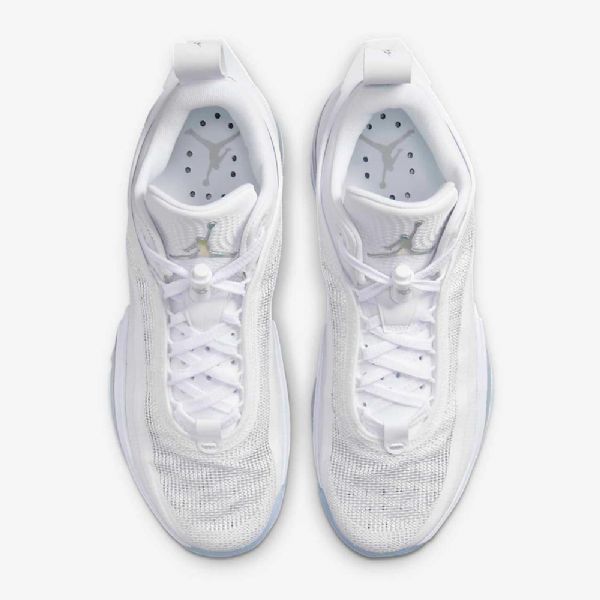 Nike Air Jordan Xxxvi Matalat Koripallokengät Miehille Valkoinen Hopea