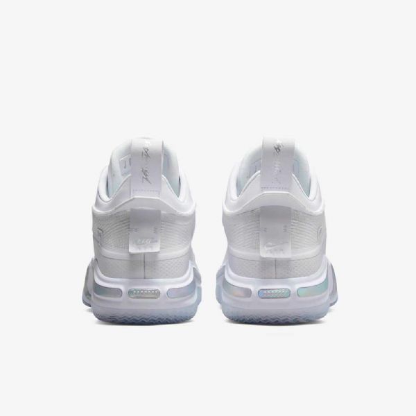Nike Air Jordan Xxxvi Matalat Koripallokengät Miehille Valkoinen Hopea