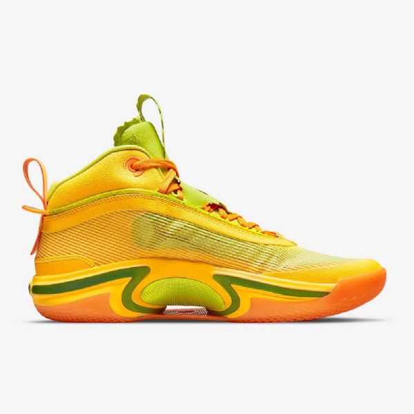 Nike Air Jordan Xxxvi Taco Jay Koripallokengät Miehille Keltainen Vihreä Musta