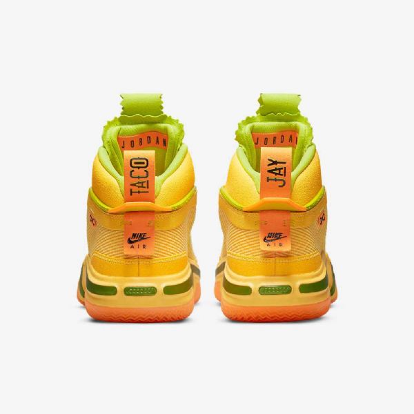 Nike Air Jordan Xxxvi Taco Jay Koripallokengät Miehille Keltainen Vihreä Musta