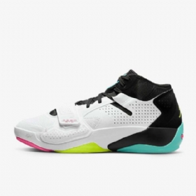 Nike Air Jordan Zion 2 Koripallokengät Miehille Valkoinen Musta Turkoosi