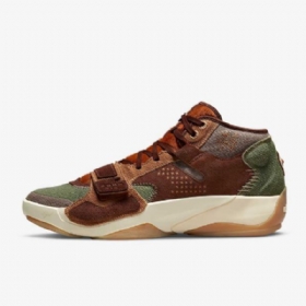 Nike Air Jordan Zion 2 Miesten Koripallokengät Ruskea Vihreä