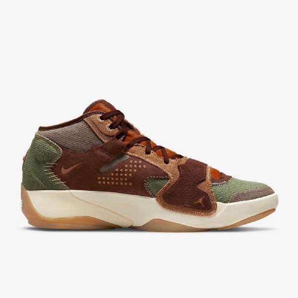 Nike Air Jordan Zion 2 Miesten Koripallokengät Ruskea Vihreä