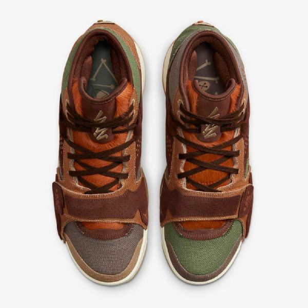 Nike Air Jordan Zion 2 Miesten Koripallokengät Ruskea Vihreä