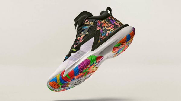 Nike Zion Williamson Jordan 1 Noah Kengät Miehille Monivärinen
