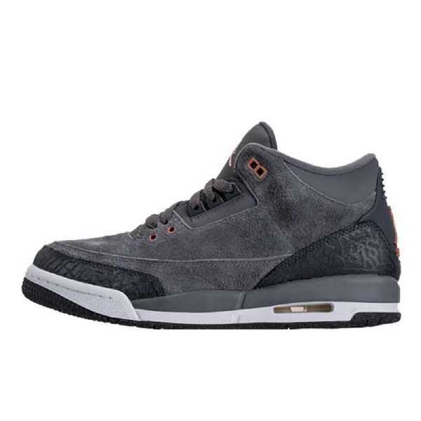 Nike Air Jordan 3 Antrasiitti Pronssi Gg Kengät Miehille Harmaa