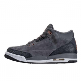 Nike Air Jordan 3 Antrasiitti Pronssi Gg Kengät Miehille Harmaa