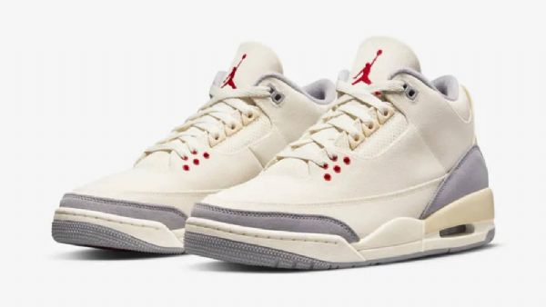 Nike Air Jordan 3 Canvas Musliinikengät Miehille Khaki