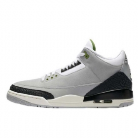 Nike Air Jordan 3 Chlorophyll Tinker Kengät Miehille Harmaa
