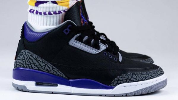 Nike Air Jordan 3 Court Kengät Miehille Violetti