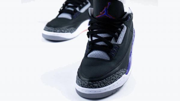Nike Air Jordan 3 Court Kengät Miehille Violetti