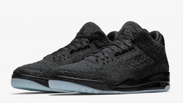 Nike Air Jordan 3 Flyknit Kengät Miehille Mustat