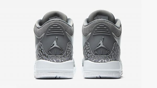 Nike Air Jordan 3 Gs Kromikengät Miehille Hopea