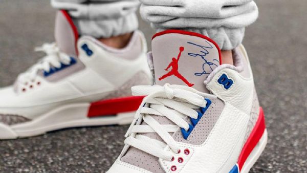 Nike Air Jordan 3 Hyväntekeväisyyspelikengät Miehille Khaki