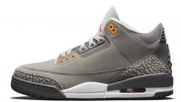 Nike Air Jordan 3 Kengät Miehille Harmaa
