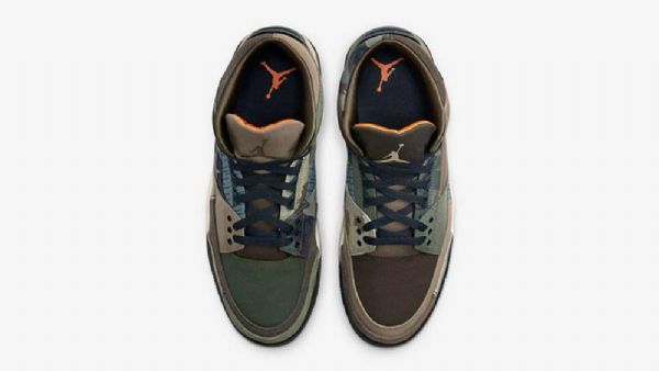 Nike Air Jordan 3 Kengät Miehille Naamiointi Vihreä Ruskea