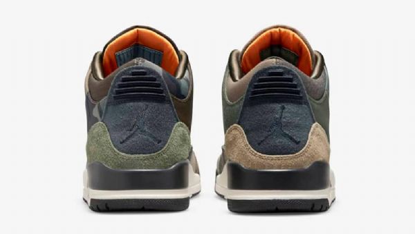 Nike Air Jordan 3 Kengät Miehille Naamiointi Vihreä Ruskea