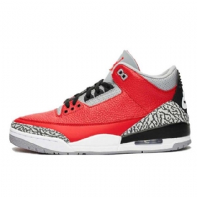 Nike Air Jordan 3 Kengät Miehille Punainen