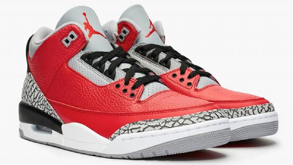 Nike Air Jordan 3 Kengät Miehille Punainen