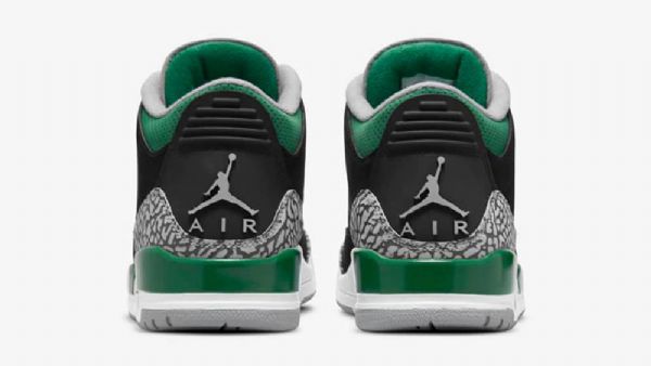 Nike Air Jordan 3 Mäntykengät Miehille Musta Vihreä