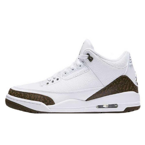 Nike Air Jordan 3 Mokka Kengät Miehille Valkoiset