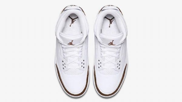 Nike Air Jordan 3 Mokka Kengät Miehille Valkoiset