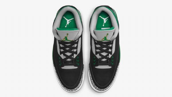 Nike Air Jordan 3 Pine Naisten Kengät Musta Vihreä