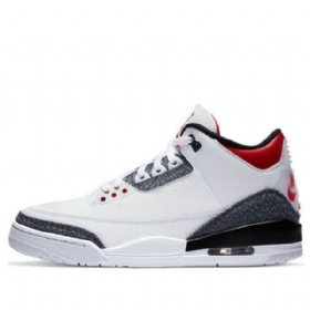 Nike Air Jordan 3 Retro Denim Se Koripallokengät Miehille Punainen