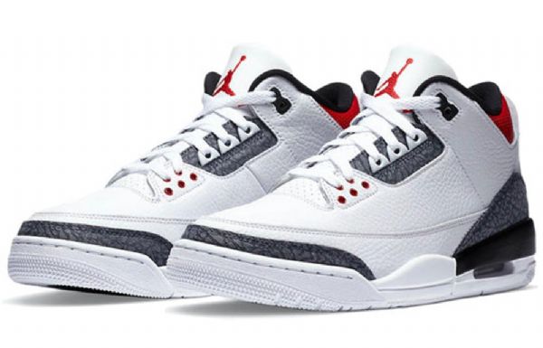 Nike Air Jordan 3 Retro Denim Se Koripallokengät Miehille Punainen