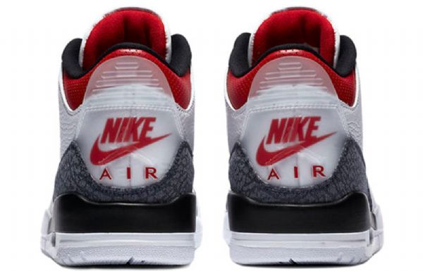 Nike Air Jordan 3 Retro Denim Se Koripallokengät Miehille Punainen