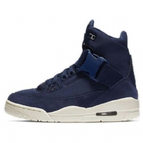 Nike Air Jordan 3 Retro Explorer Xx Koripallokengät Naisille Laivastonsininen