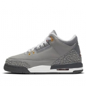 Nike Air Jordan 3 Retro Gs Koripallokengät Miehille Harmaa