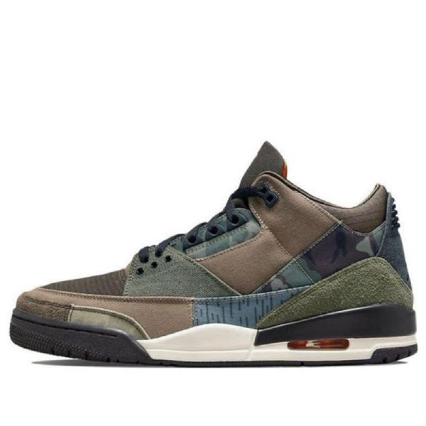 Nike Air Jordan 3 Retro Koripallokengät Miehille Army Vihreä