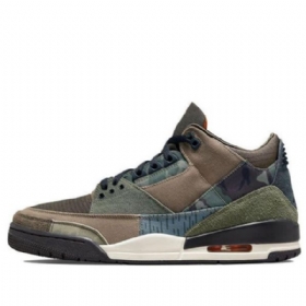 Nike Air Jordan 3 Retro Koripallokengät Miehille Army Vihreä