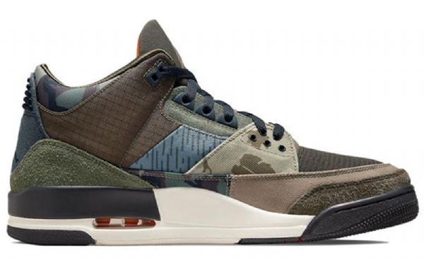 Nike Air Jordan 3 Retro Koripallokengät Miehille Army Vihreä
