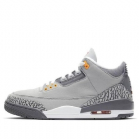 Nike Air Jordan 3 Retro Koripallokengät Miehille Harmaa