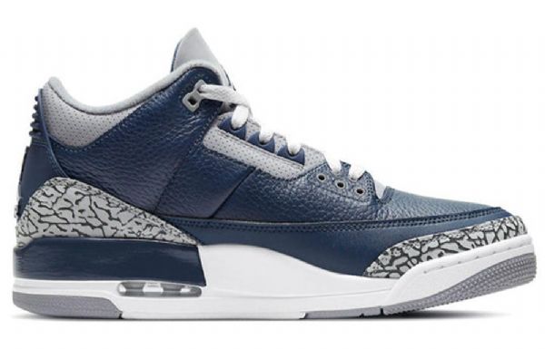 Nike Air Jordan 3 Retro Koripallokengät Miehille Laivastonsininen