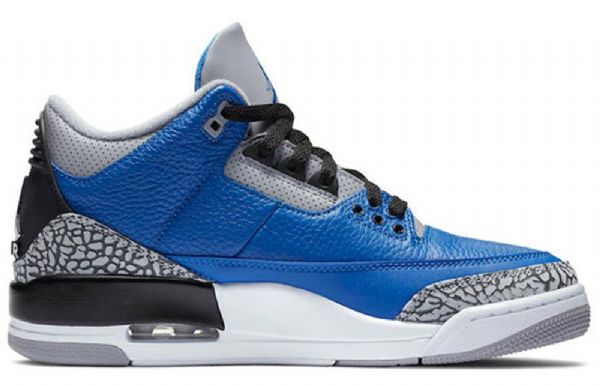 Nike Air Jordan 3 Retro Koripallokengät Miehille Musta Sininen