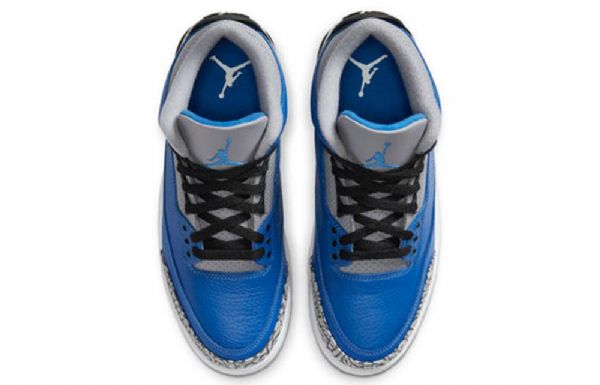Nike Air Jordan 3 Retro Koripallokengät Miehille Musta Sininen