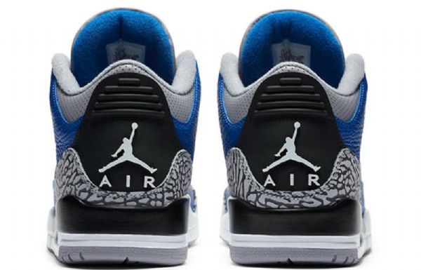 Nike Air Jordan 3 Retro Koripallokengät Miehille Musta Sininen