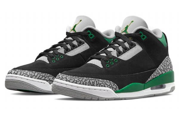 Nike Air Jordan 3 Retro Koripallokengät Miehille Vihreä