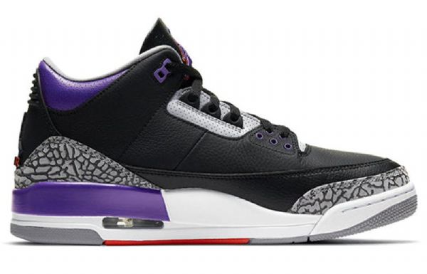 Nike Air Jordan 3 Retro Koripallokengät Miehille Violetti